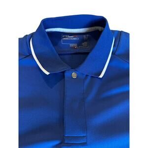RLX Ralph Lauren Blue Performance Golf Polo Medium EUC PerformancePolo GolfCore